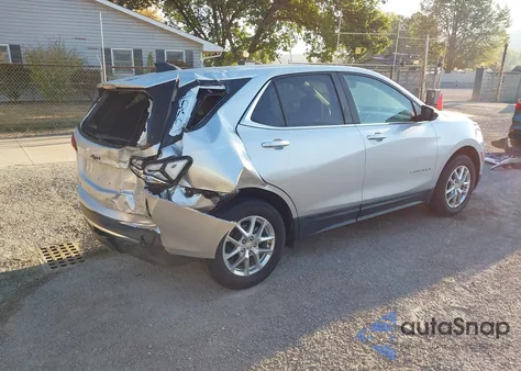 2022 Chevrolet Equinox Fwd Lt из США, поврежденный, VIN 3GNAXKEV5NL253607